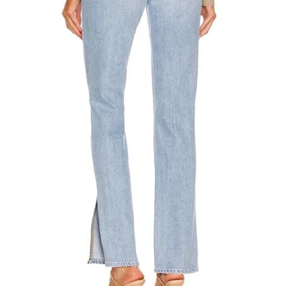 GRLFRND High Rise Light Blue Jeans - Picture 3 of 3